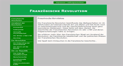 Desktop Screenshot of franzoesische-revolution-1.de